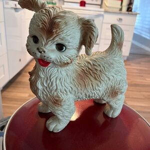 Vintage Edward Mobley Co. Arrow
Rubber Quirky Puppy Dog Squeak Toy w/Sleepy Eyes